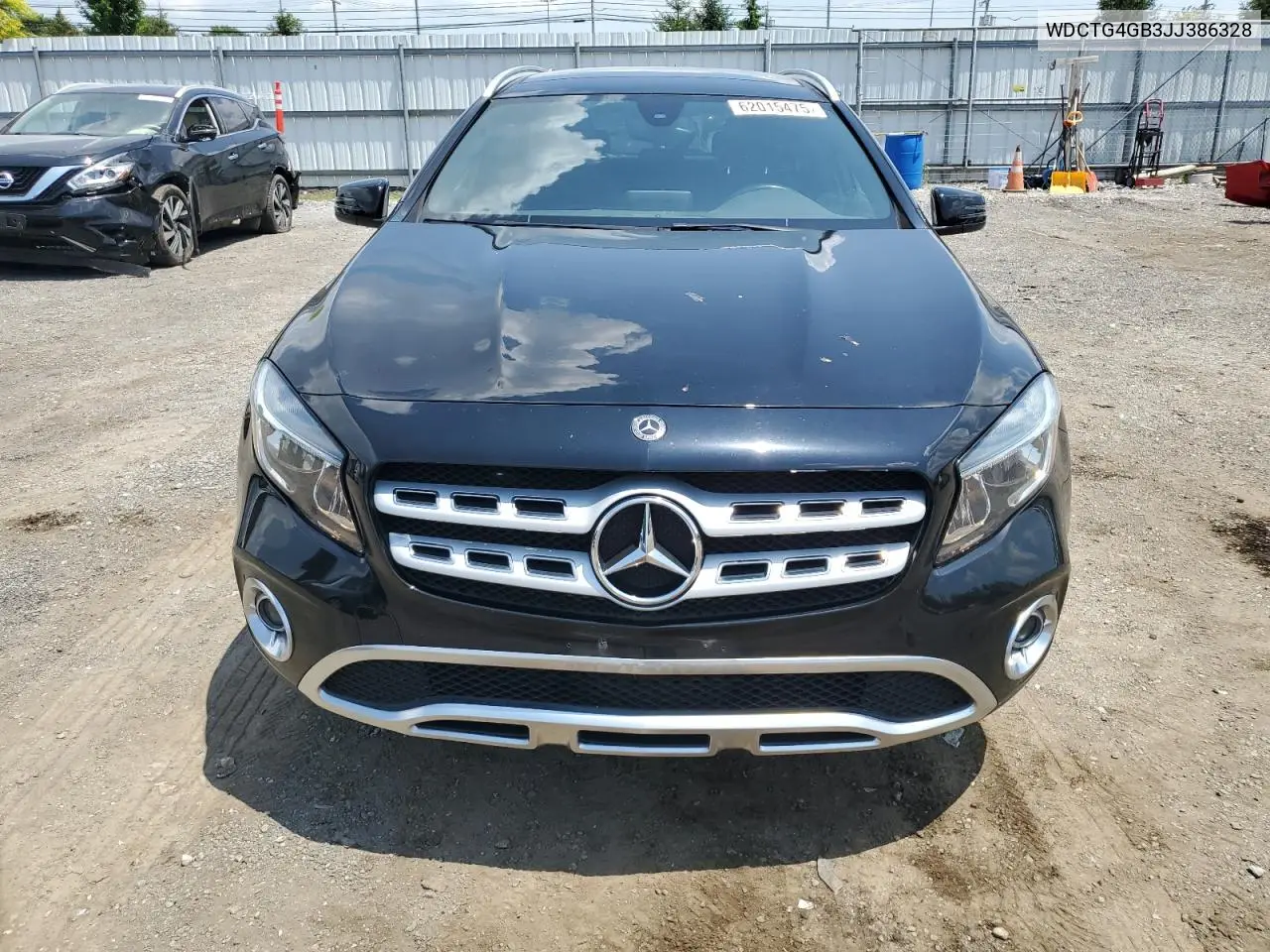 2018 Mercedes-Benz Gla 250 4Matic VIN: WDCTG4GB3JJ386328 Lot: 62015475
