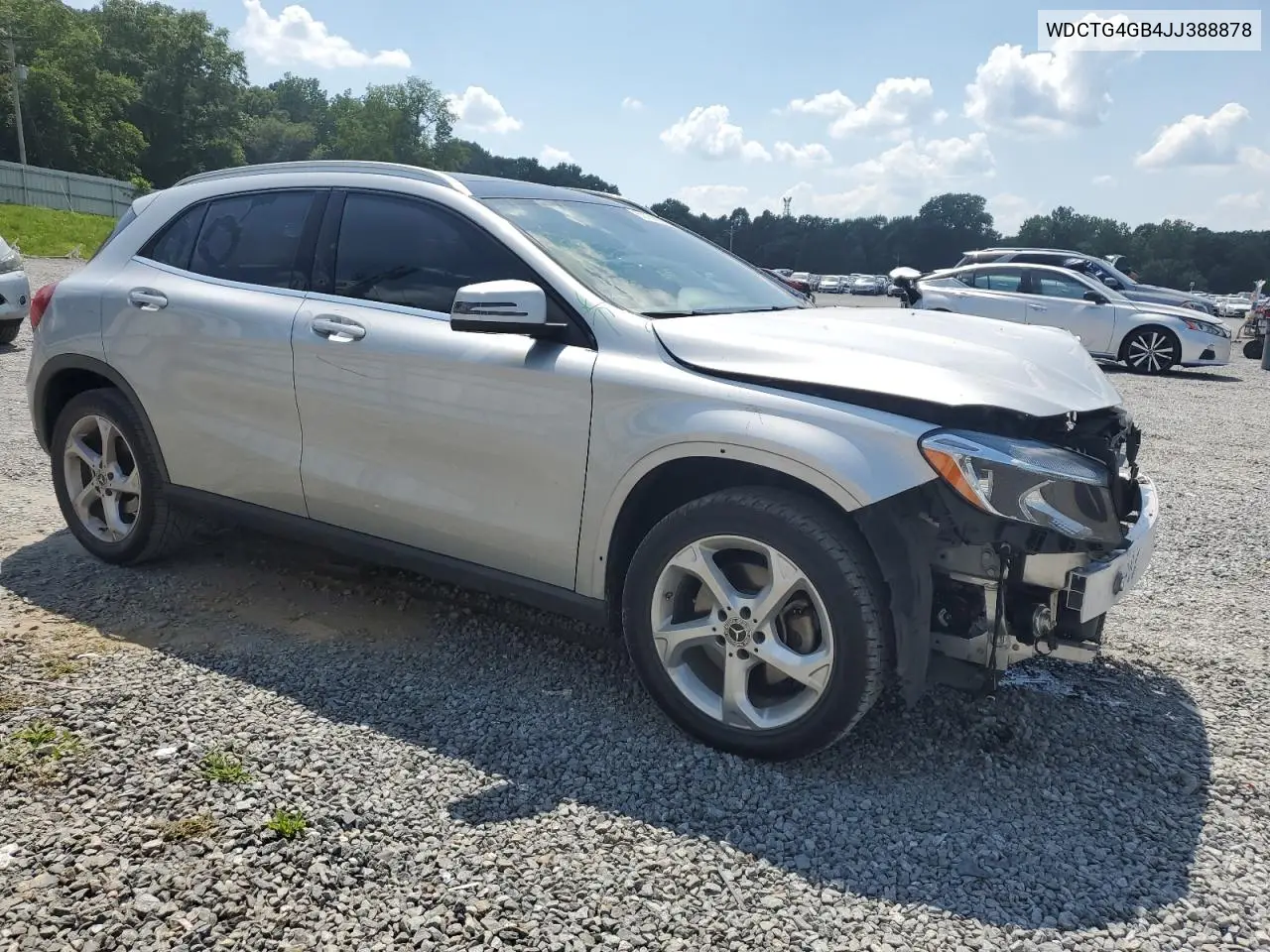 2018 Mercedes-Benz Gla 250 4Matic VIN: WDCTG4GB4JJ388878 Lot: 62166985