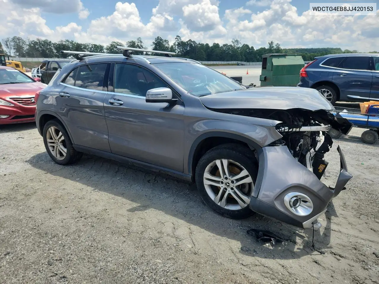 2018 Mercedes-Benz Gla 250 VIN: WDCTG4EB8JJ420153 Lot: 62580975