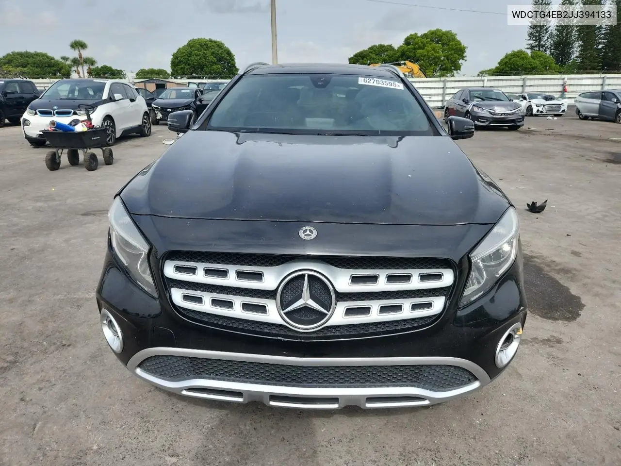2018 Mercedes-Benz Gla 250 VIN: WDCTG4EB2JJ394133 Lot: 62703595
