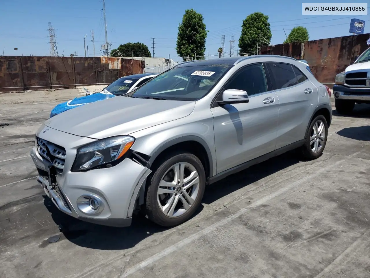 2018 Mercedes-Benz Gla 250 4Matic VIN: WDCTG4GBXJJ410866 Lot: 62785835