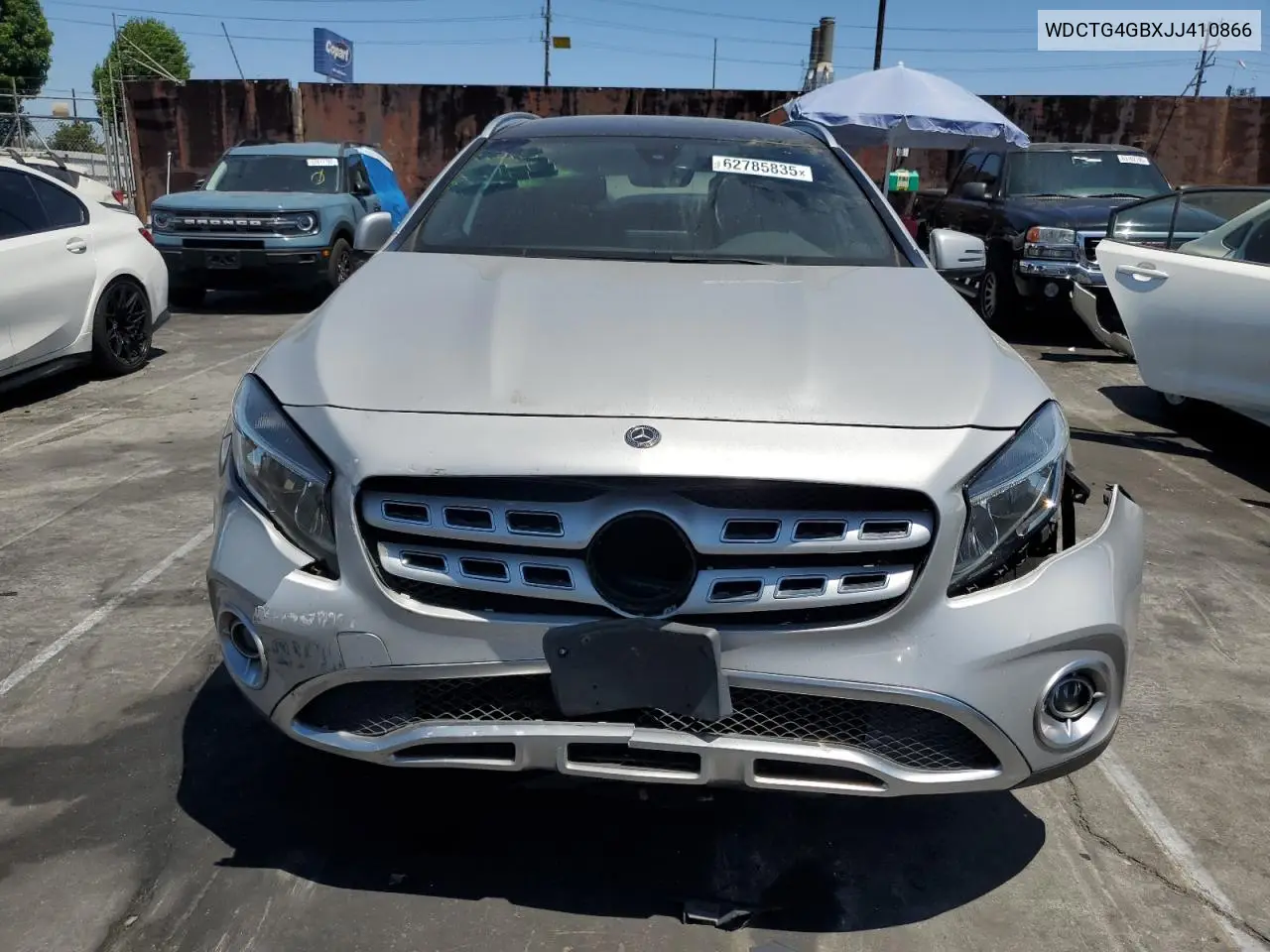2018 Mercedes-Benz Gla 250 4Matic VIN: WDCTG4GBXJJ410866 Lot: 62785835