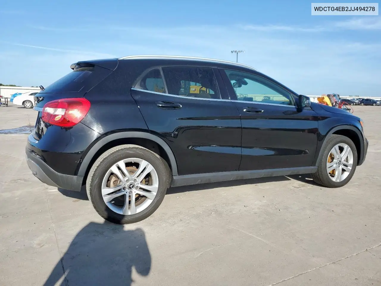 2018 Mercedes-Benz Gla 250 VIN: WDCTG4EB2JJ494278 Lot: 62909735