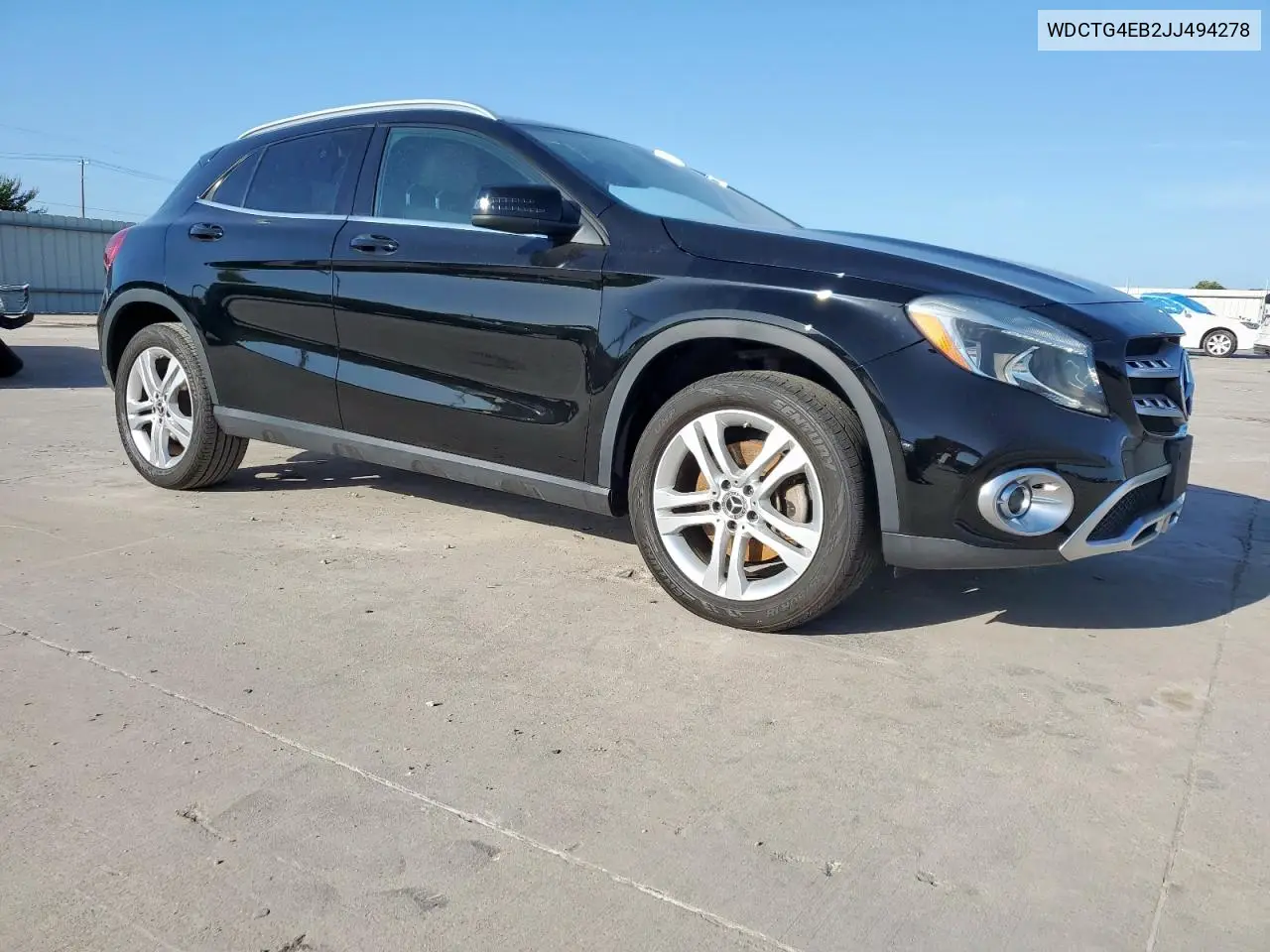 2018 Mercedes-Benz Gla 250 VIN: WDCTG4EB2JJ494278 Lot: 62909735