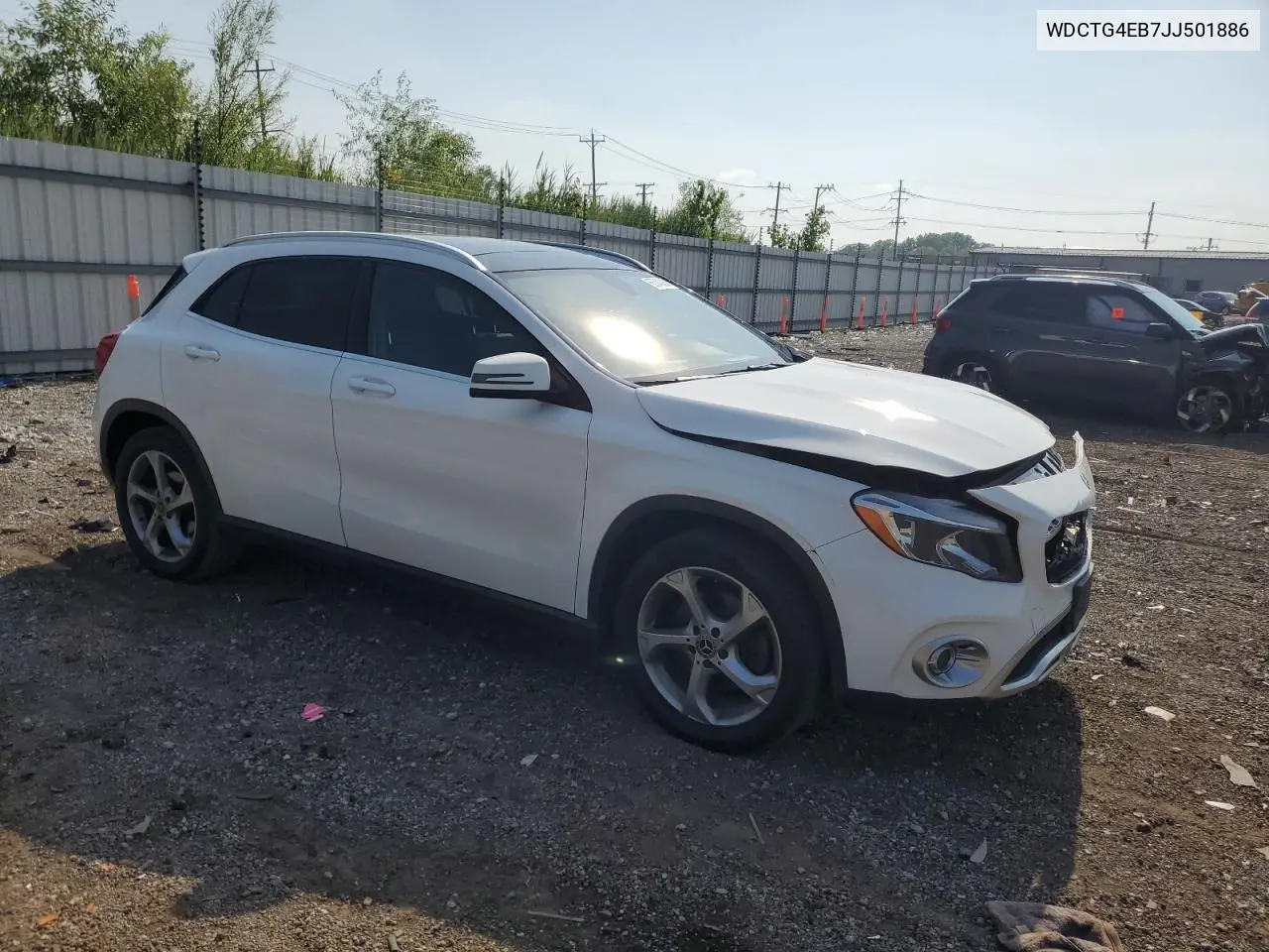 2018 Mercedes-Benz Gla 250 VIN: WDCTG4EB7JJ501886 Lot: 65740085