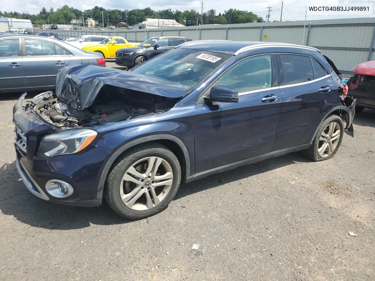 2018 Mercedes-Benz Gla 250 4Matic VIN: WDCTG4GB3JJ499891 Lot: 66200195