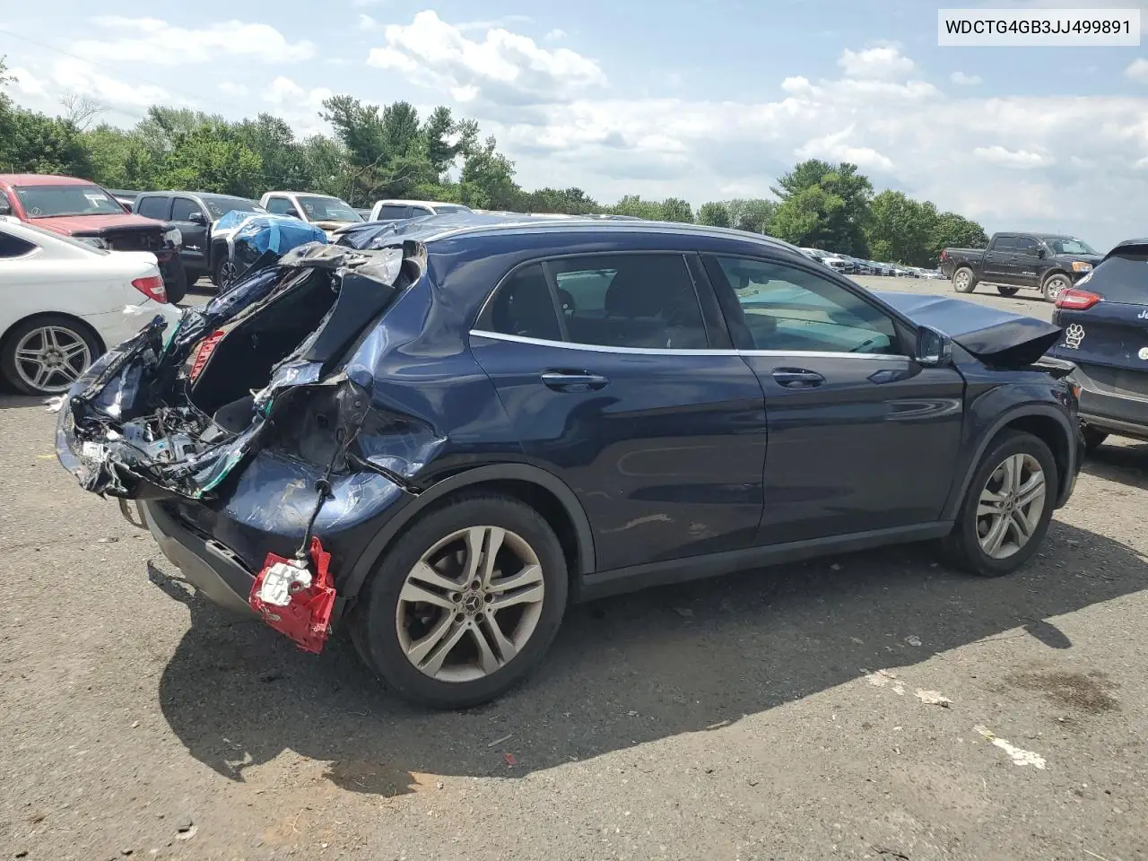 2018 Mercedes-Benz Gla 250 4Matic VIN: WDCTG4GB3JJ499891 Lot: 66200195