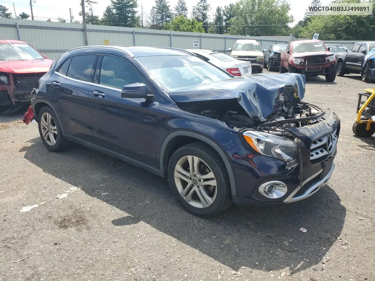 2018 Mercedes-Benz Gla 250 4Matic VIN: WDCTG4GB3JJ499891 Lot: 66200195