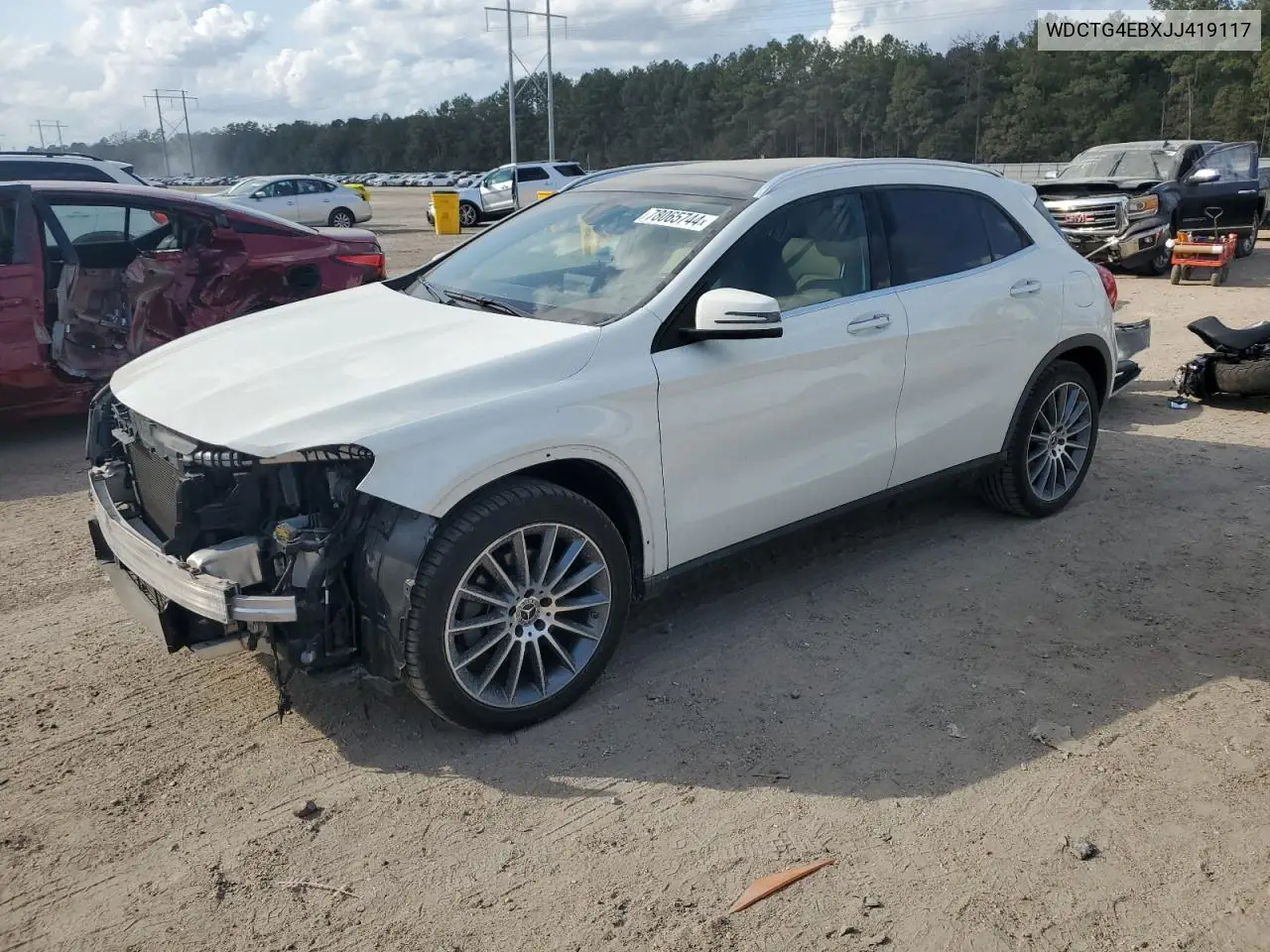 2018 Mercedes-Benz Gla 250 VIN: WDCTG4EBXJJ419117 Lot: 78065744