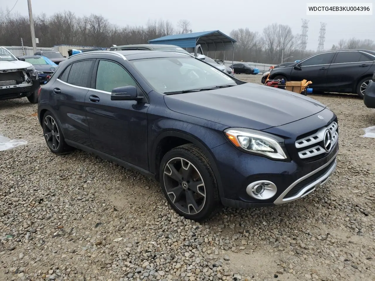 2019 Mercedes-Benz Gla 250 VIN: WDCTG4EB3KU004396 Lot: 43822825