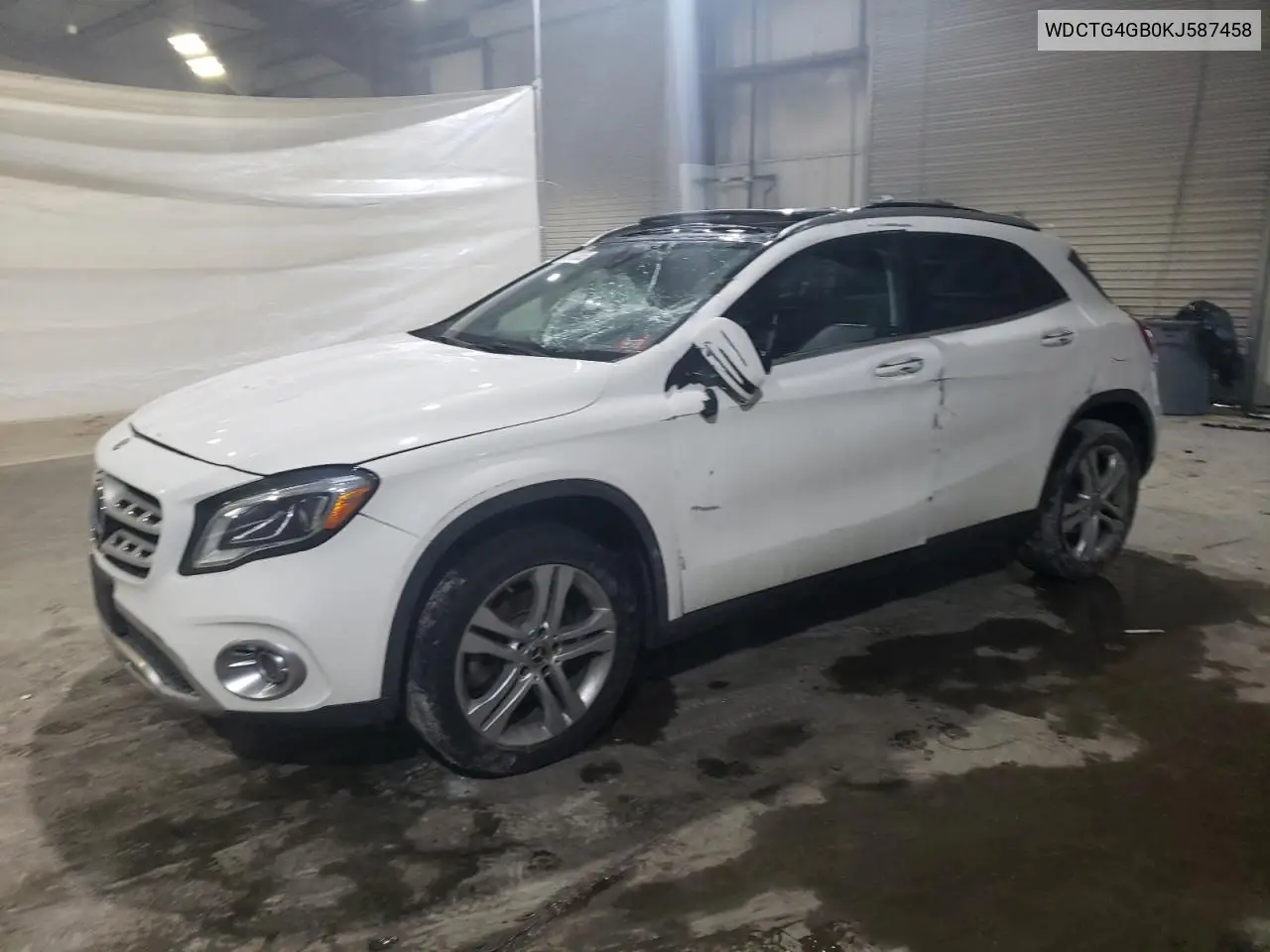 2019 Mercedes-Benz Gla 250 4Matic VIN: WDCTG4GB0KJ587458 Lot: 46737835