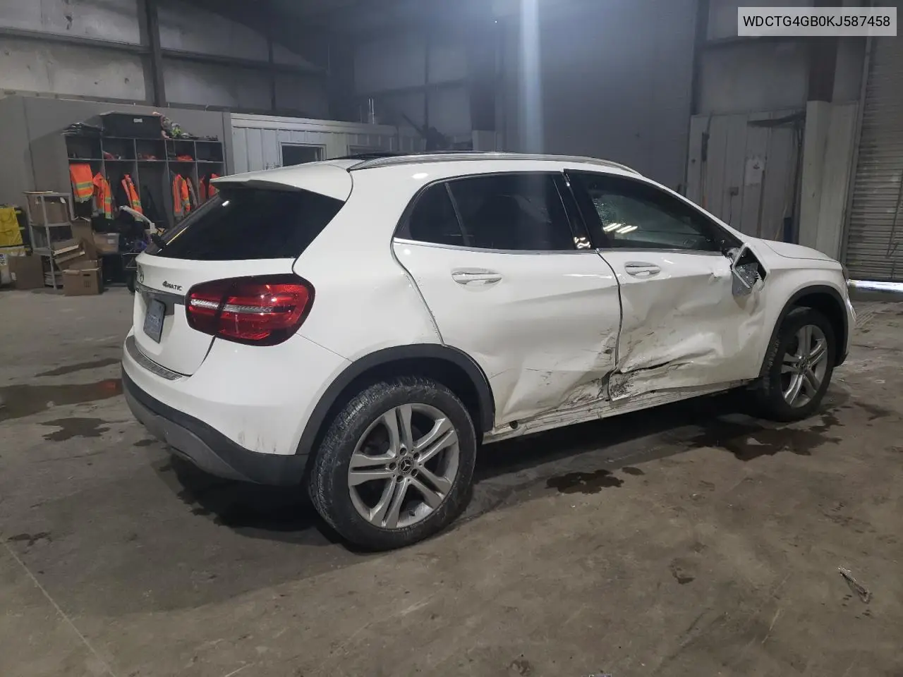 2019 Mercedes-Benz Gla 250 4Matic VIN: WDCTG4GB0KJ587458 Lot: 46737835