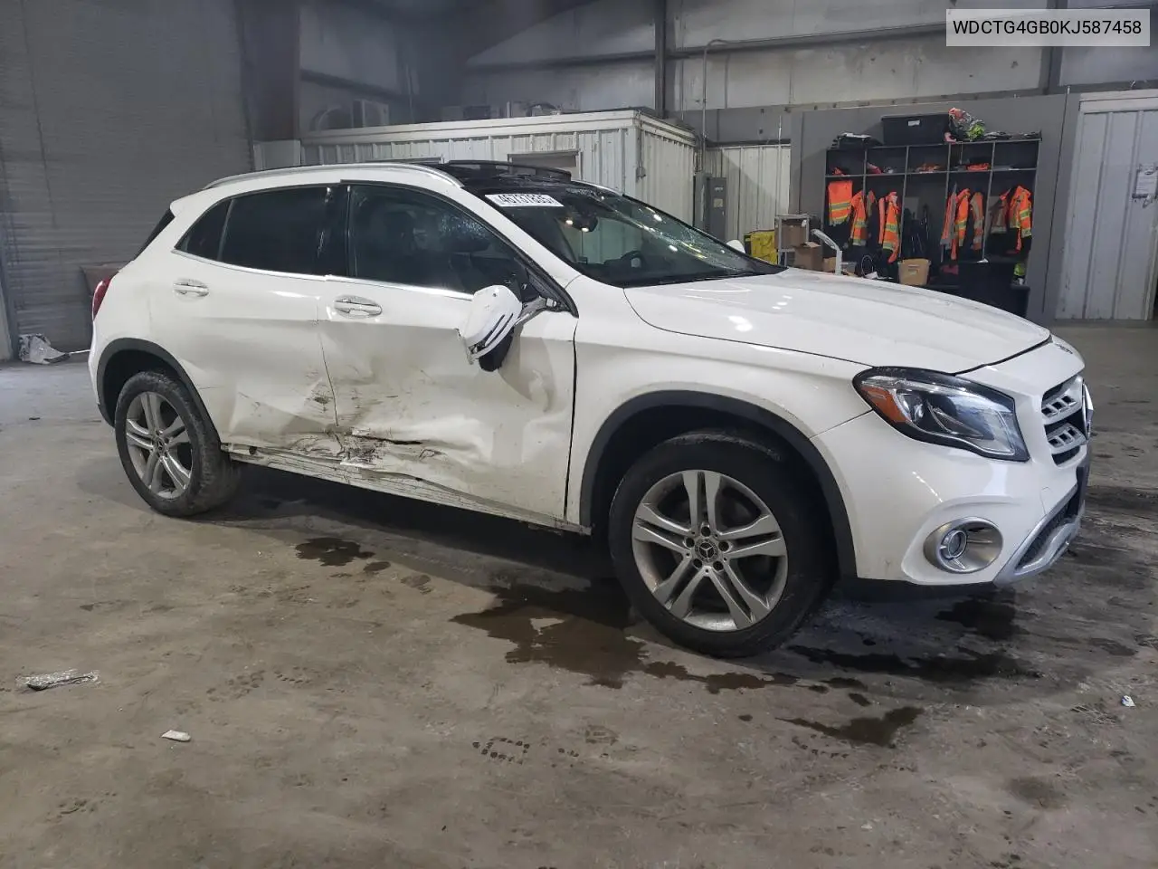 2019 Mercedes-Benz Gla 250 4Matic VIN: WDCTG4GB0KJ587458 Lot: 46737835