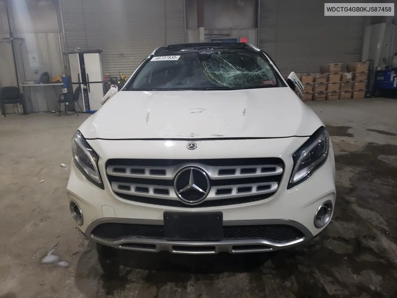 2019 Mercedes-Benz Gla 250 4Matic VIN: WDCTG4GB0KJ587458 Lot: 46737835