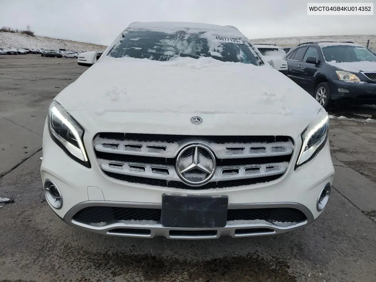 2019 Mercedes-Benz Gla 250 4Matic VIN: WDCTG4GB4KU014352 Lot: 49877135