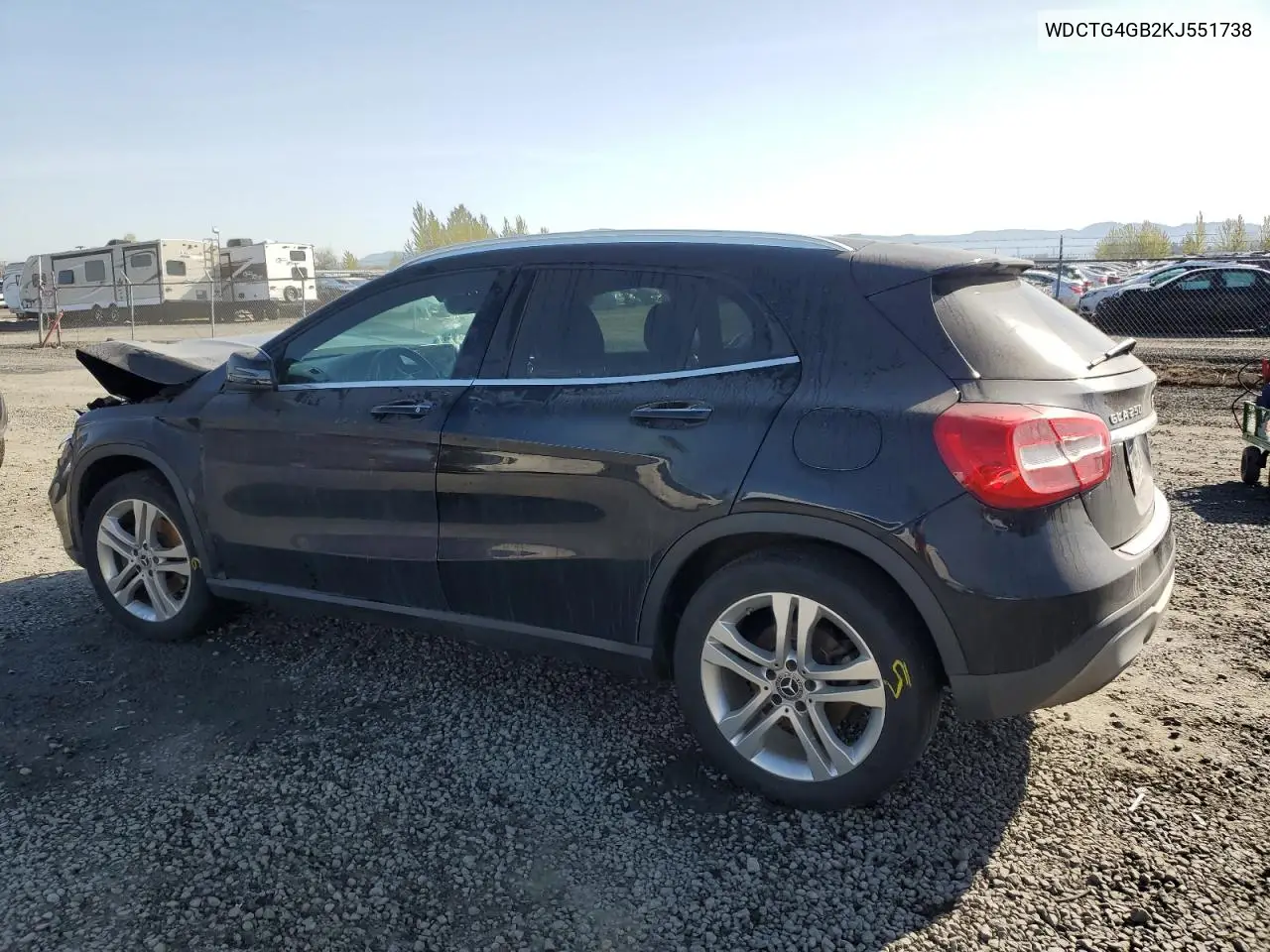 2019 Mercedes-Benz Gla 250 4Matic VIN: WDCTG4GB2KJ551738 Lot: 51333205