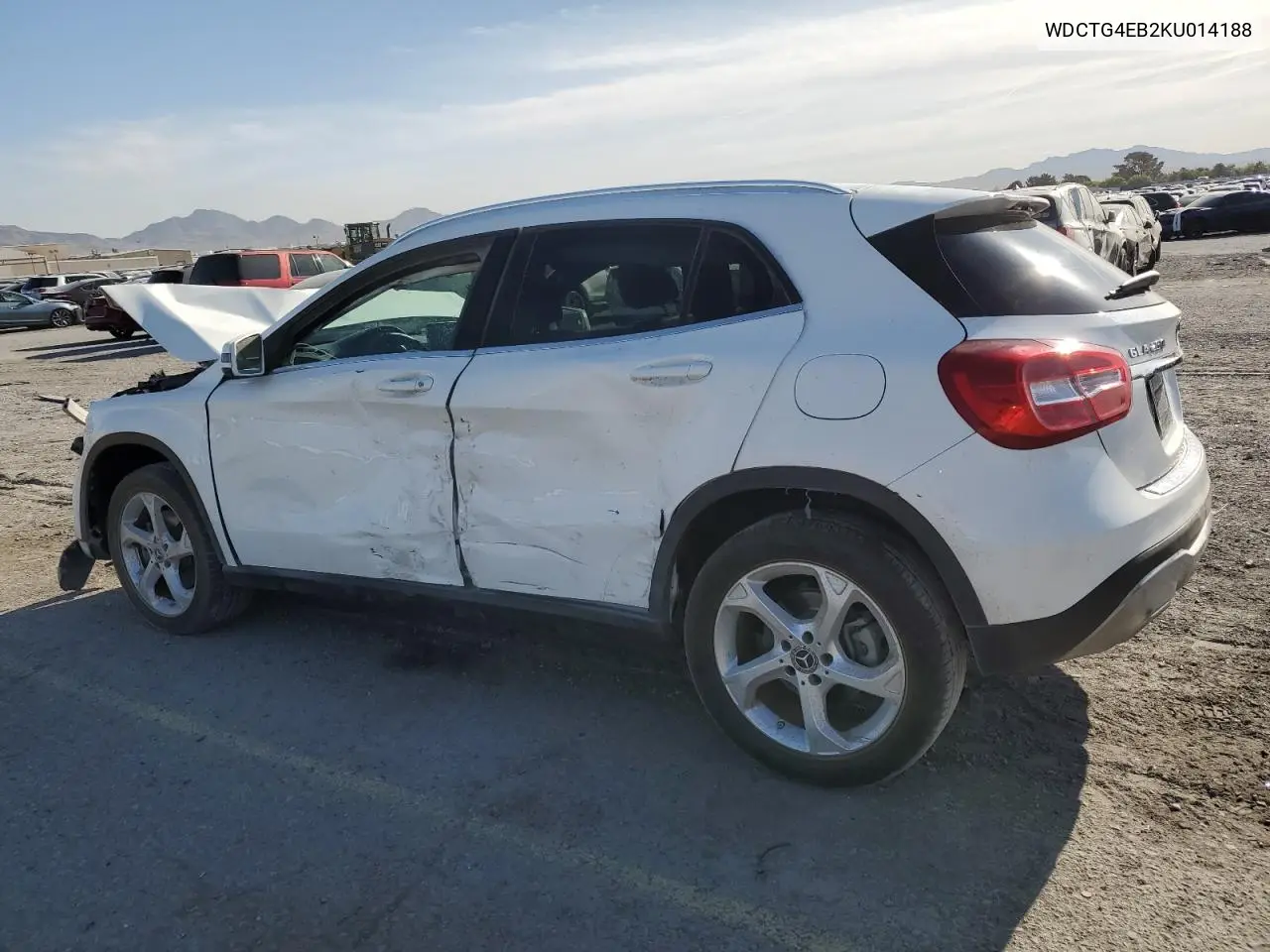 2019 Mercedes-Benz Gla 250 VIN: WDCTG4EB2KU014188 Lot: 52201465