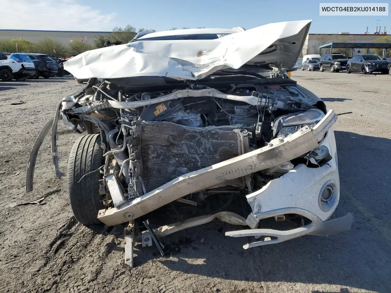 2019 Mercedes-Benz Gla 250 VIN: WDCTG4EB2KU014188 Lot: 52201465