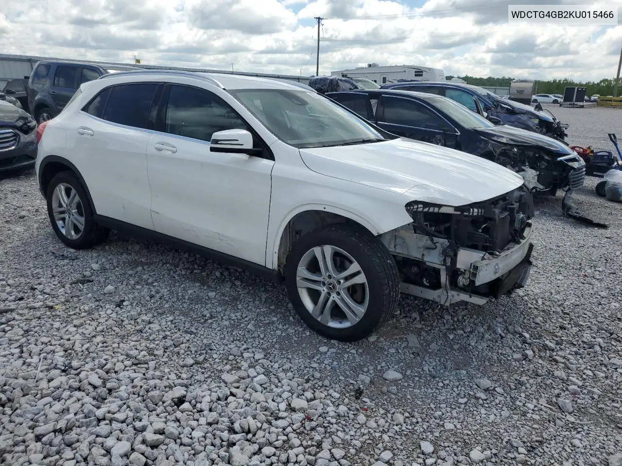 2019 Mercedes-Benz Gla 250 4Matic VIN: WDCTG4GB2KU015466 Lot: 55233705