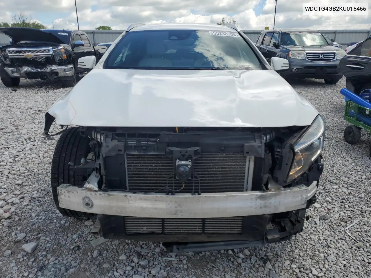 2019 Mercedes-Benz Gla 250 4Matic VIN: WDCTG4GB2KU015466 Lot: 55233705