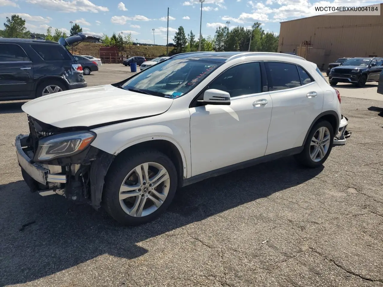 2019 Mercedes-Benz Gla 250 VIN: WDCTG4EBXKU004184 Lot: 55286355