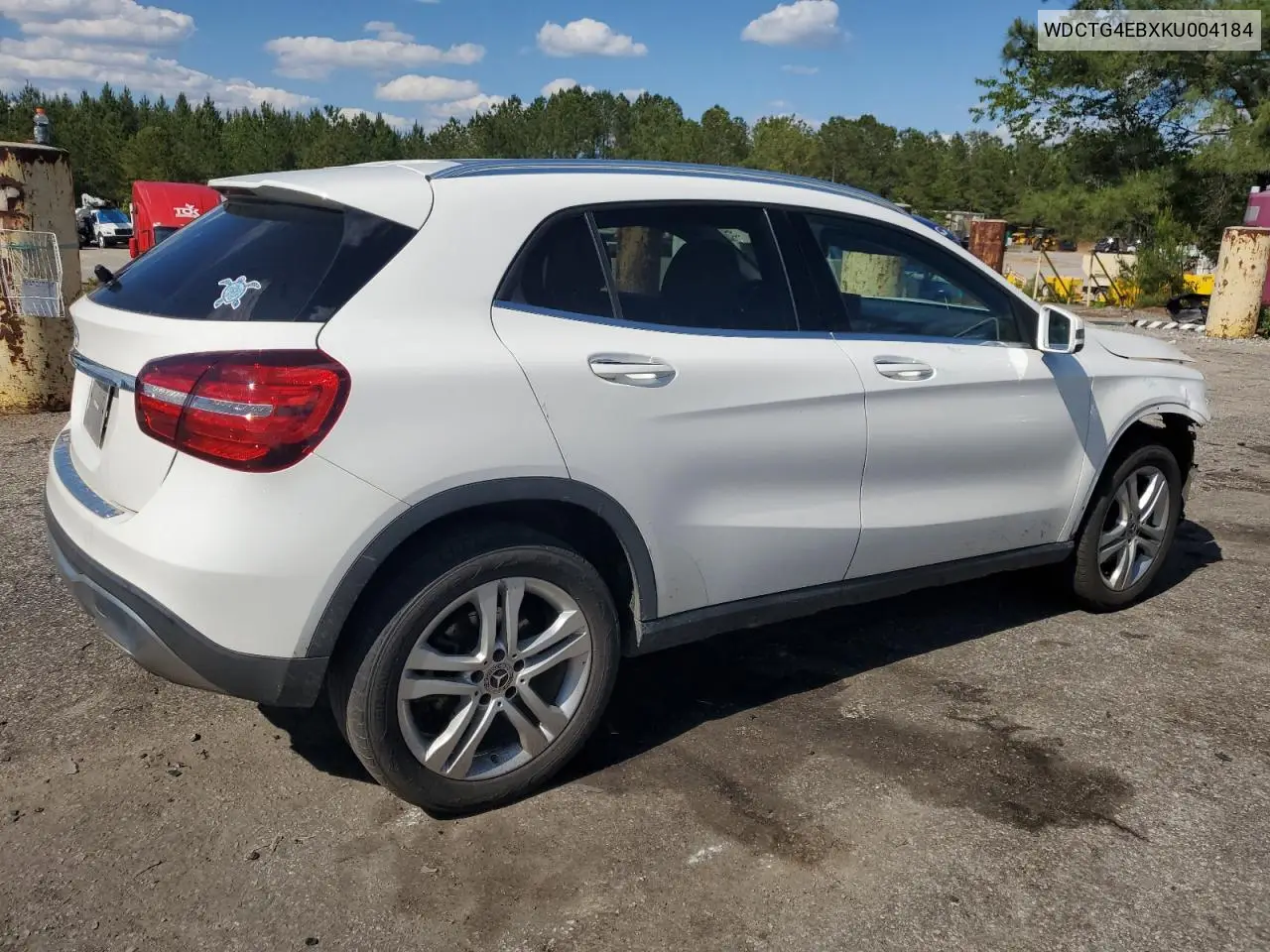 2019 Mercedes-Benz Gla 250 VIN: WDCTG4EBXKU004184 Lot: 55286355