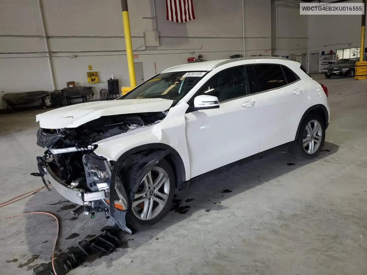 2019 Mercedes-Benz Gla 250 VIN: WDCTG4EB2KU016555 Lot: 56255155