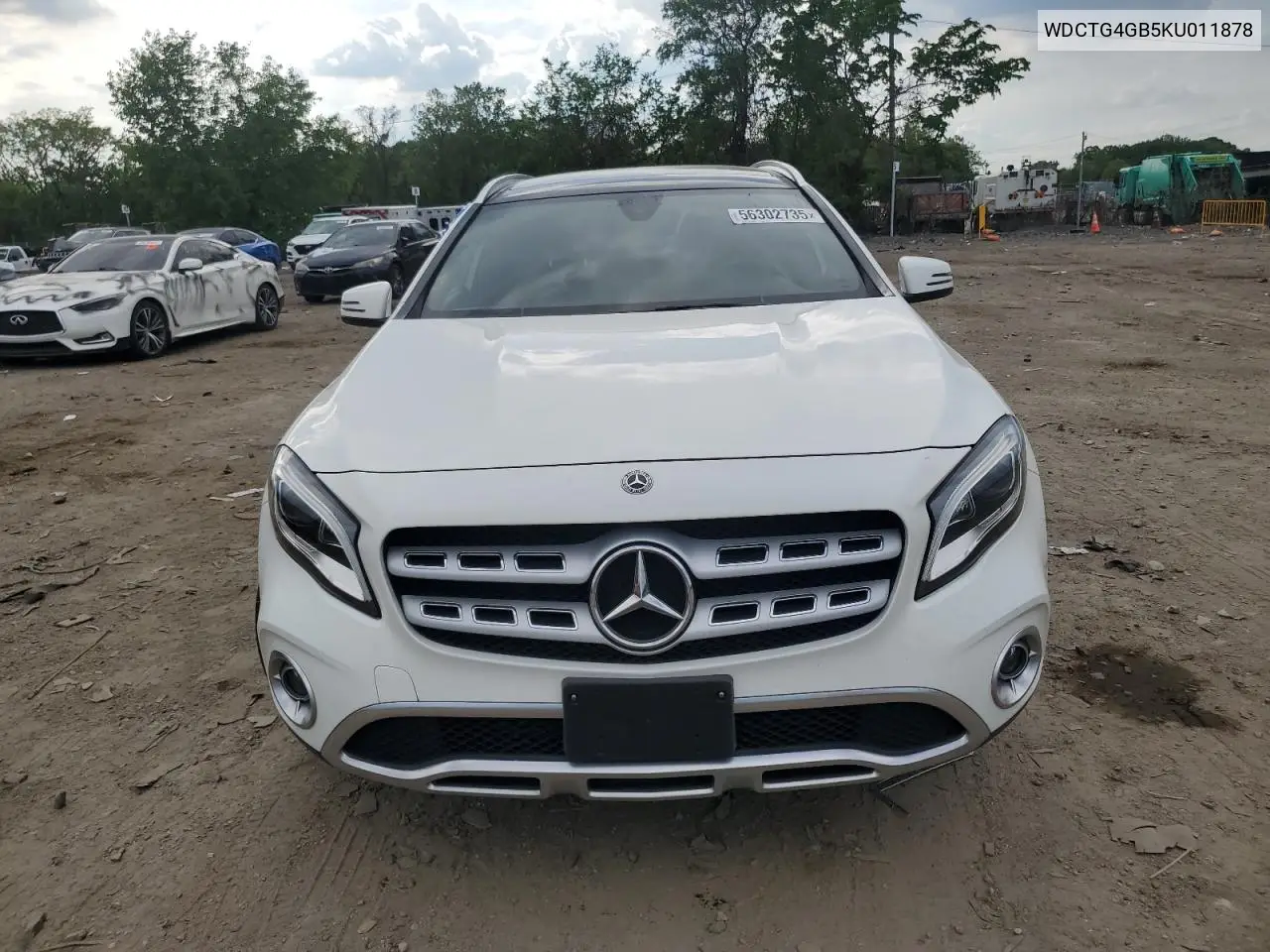 2019 Mercedes-Benz Gla 250 4Matic VIN: WDCTG4GB5KU011878 Lot: 56302735