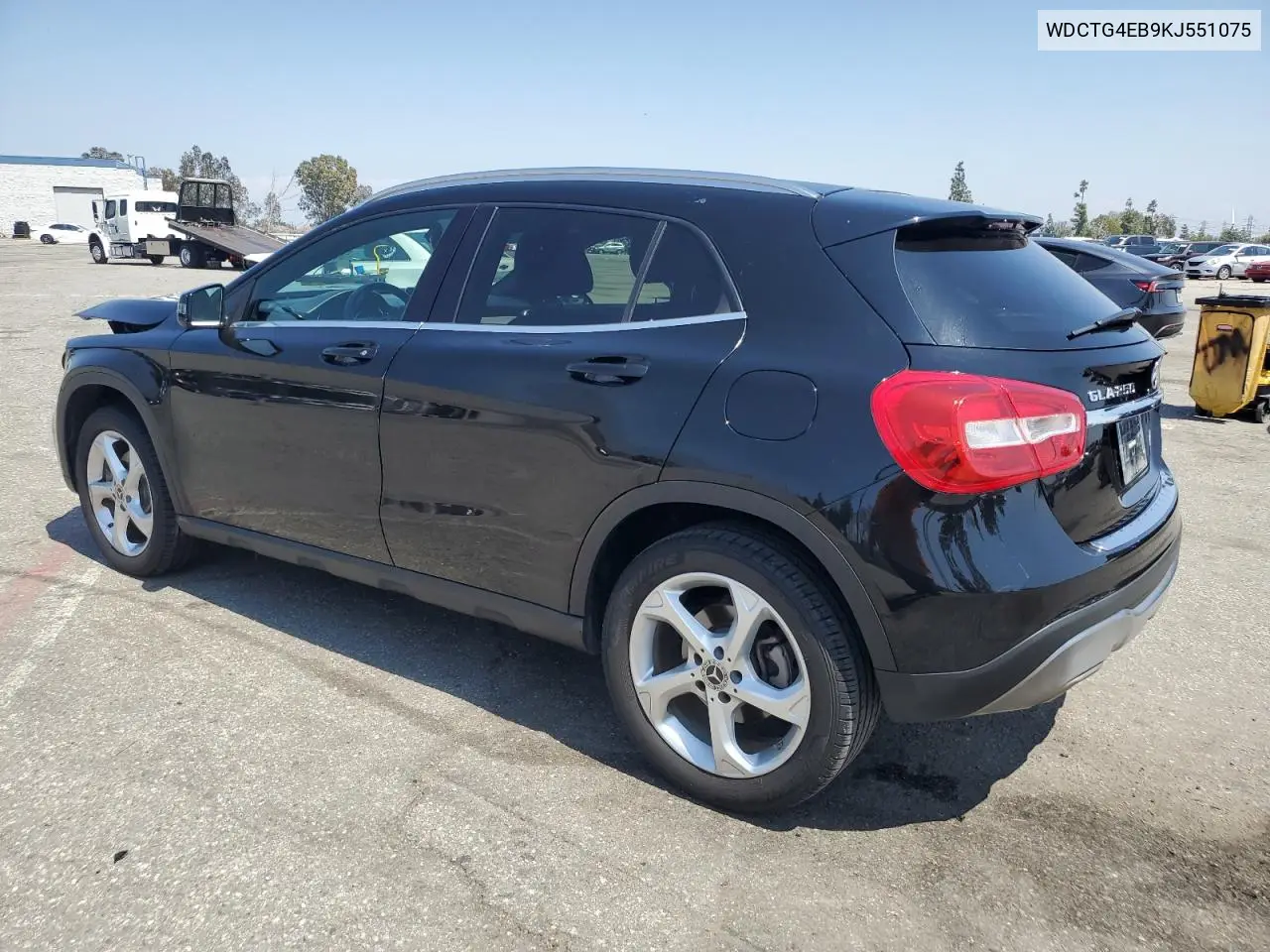 2019 Mercedes-Benz Gla 250 VIN: WDCTG4EB9KJ551075 Lot: 56349395