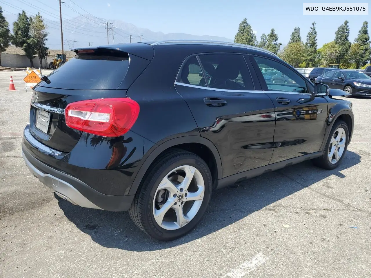 2019 Mercedes-Benz Gla 250 VIN: WDCTG4EB9KJ551075 Lot: 56349395