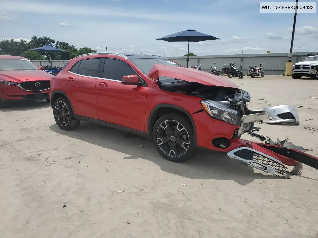 2019 Mercedes-Benz Gla 250 VIN: WDCTG4EB8KU009433 Lot: 56432645