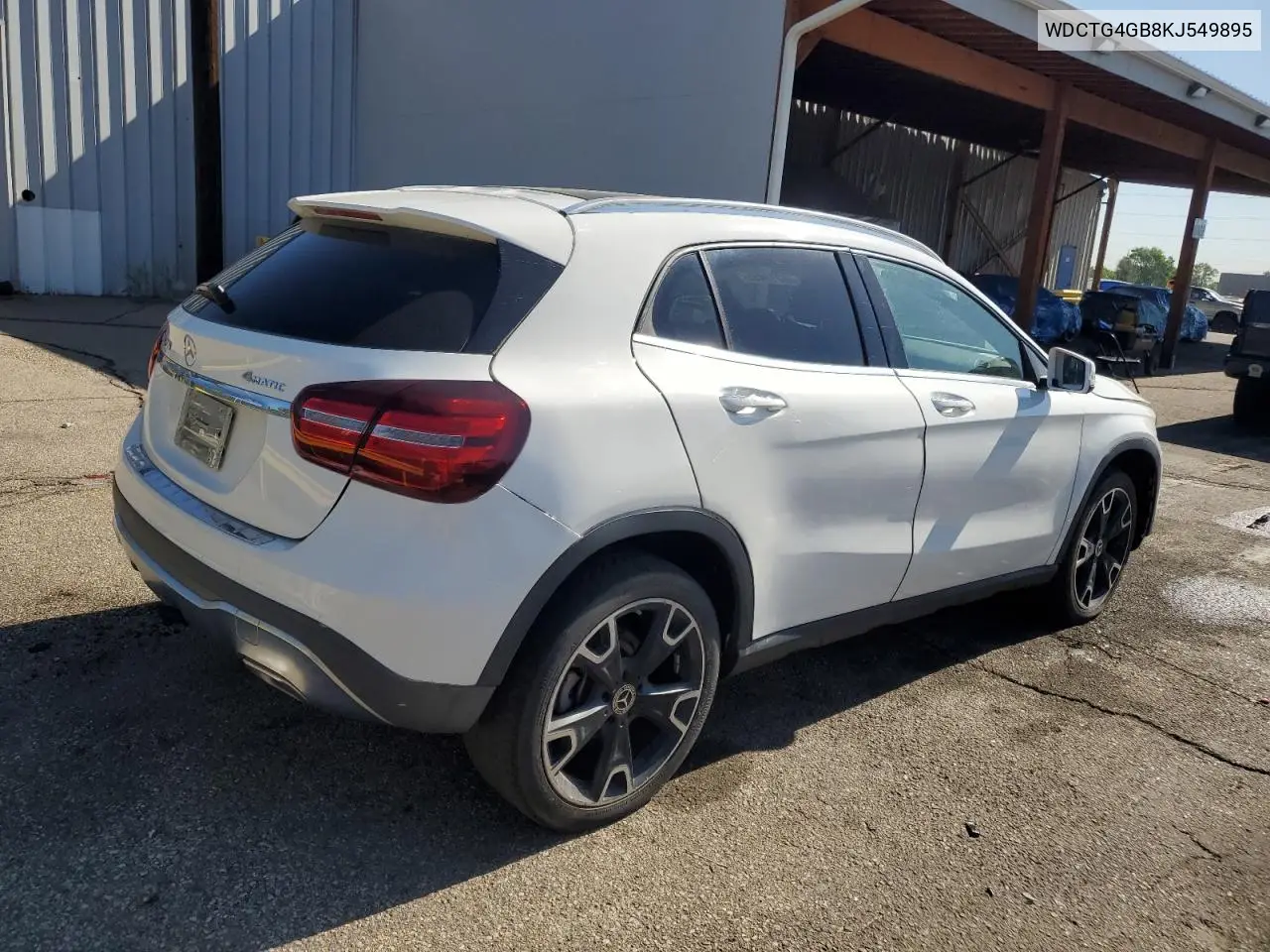 2019 Mercedes-Benz Gla 250 4Matic VIN: WDCTG4GB8KJ549895 Lot: 56713455