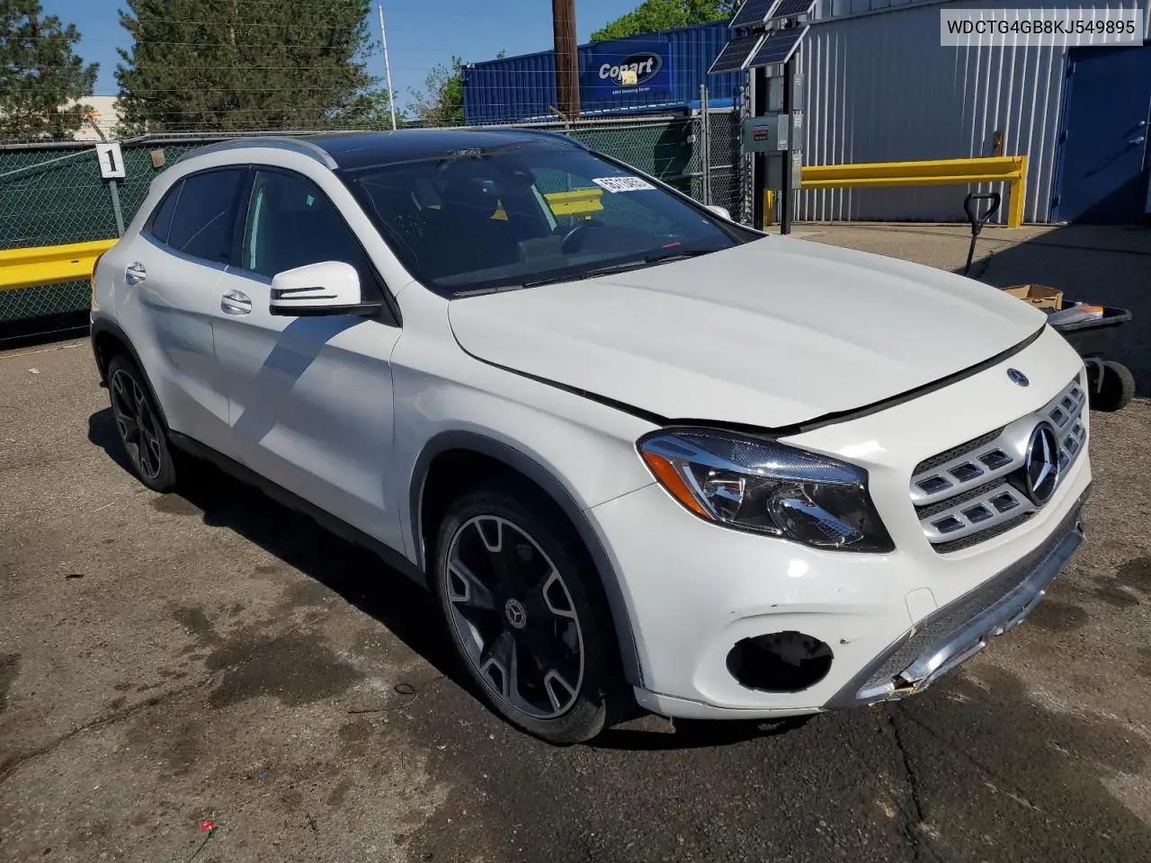 2019 Mercedes-Benz Gla 250 4Matic VIN: WDCTG4GB8KJ549895 Lot: 56713455