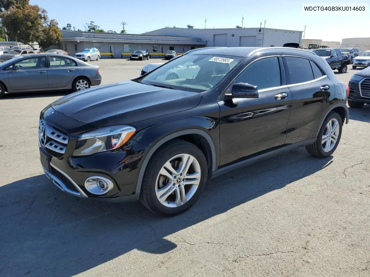 2019 Mercedes-Benz Gla 250 4Matic VIN: WDCTG4GB3KU014603 Lot: 56873985