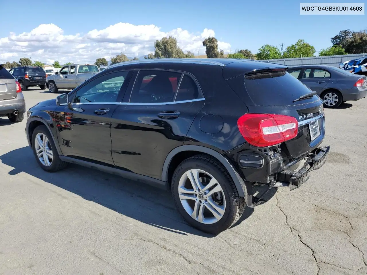 2019 Mercedes-Benz Gla 250 4Matic VIN: WDCTG4GB3KU014603 Lot: 56873985