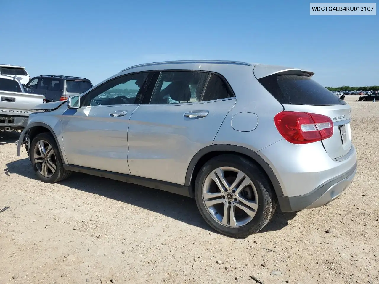 2019 Mercedes-Benz Gla 250 VIN: WDCTG4EB4KU013107 Lot: 56933695