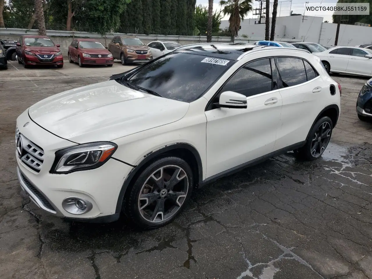 2019 Mercedes-Benz Gla 250 4Matic VIN: WDCTG4GB8KJ551159 Lot: 59147165