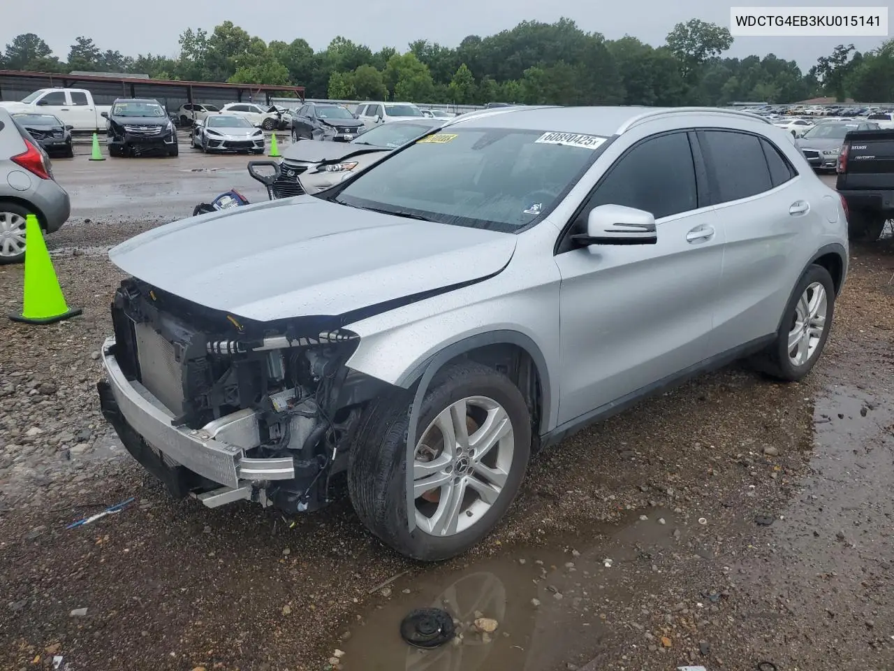 2019 Mercedes-Benz Gla 250 VIN: WDCTG4EB3KU015141 Lot: 60890425