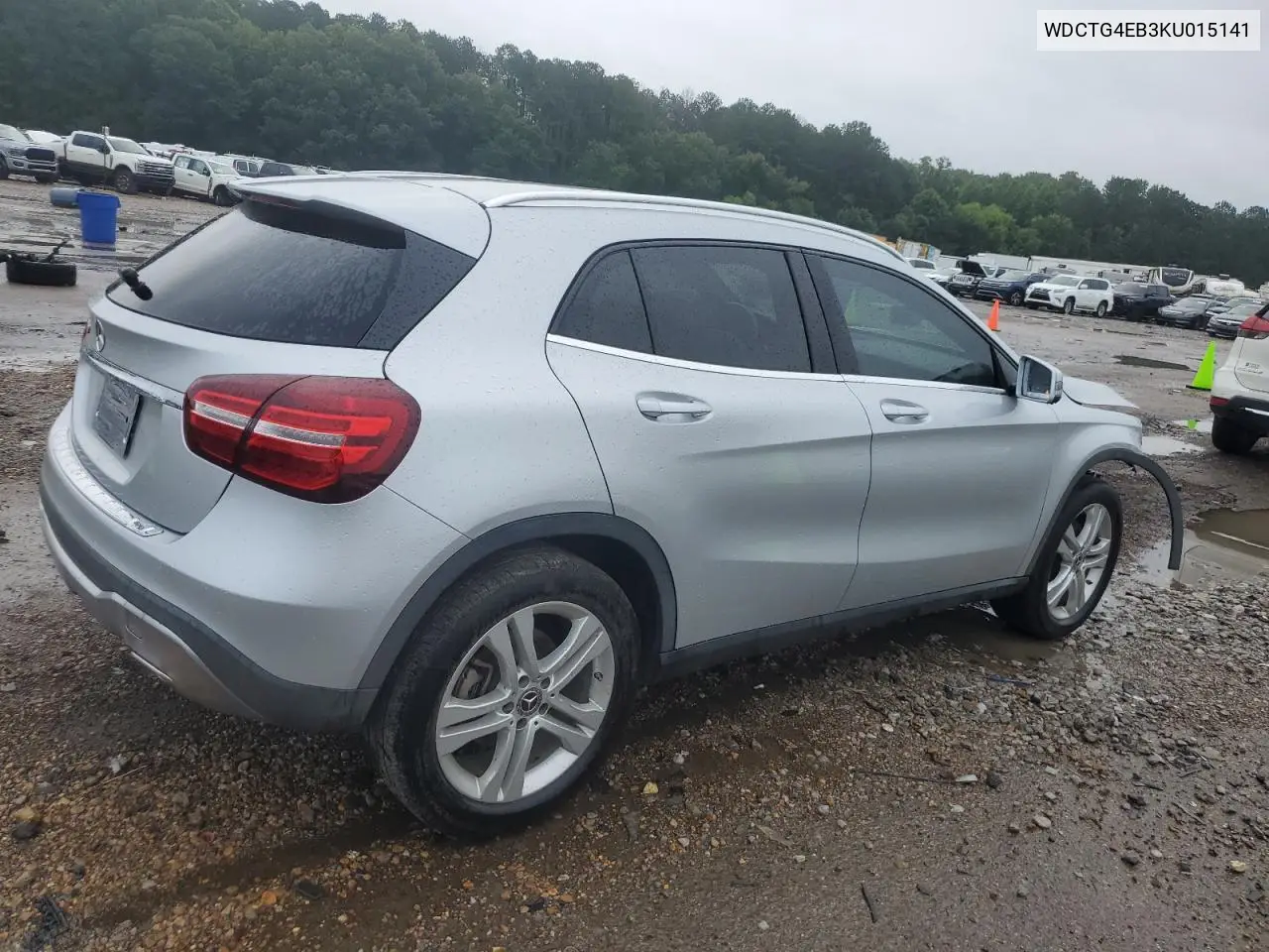 2019 Mercedes-Benz Gla 250 VIN: WDCTG4EB3KU015141 Lot: 60890425