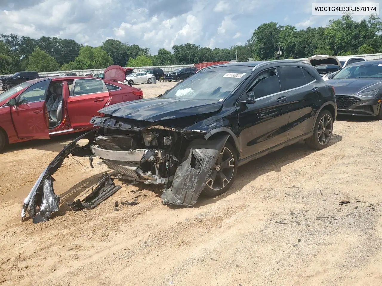 2019 Mercedes-Benz Gla 250 VIN: WDCTG4EB3KJ578174 Lot: 61336085