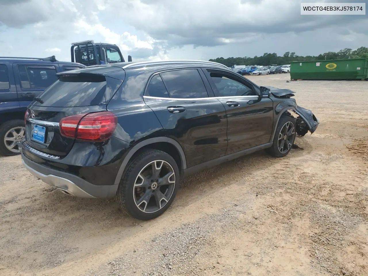 2019 Mercedes-Benz Gla 250 VIN: WDCTG4EB3KJ578174 Lot: 61336085