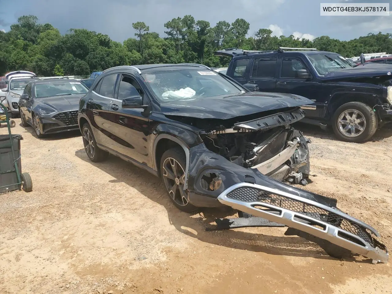 2019 Mercedes-Benz Gla 250 VIN: WDCTG4EB3KJ578174 Lot: 61336085