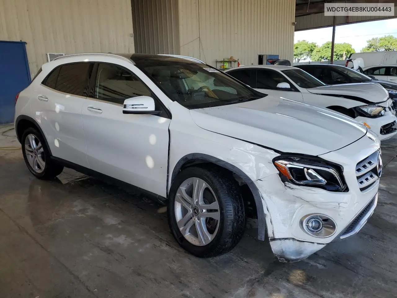 2019 Mercedes-Benz Gla 250 VIN: WDCTG4EB8KU004443 Lot: 61692845