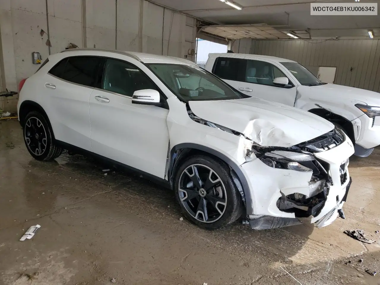 2019 Mercedes-Benz Gla 250 VIN: WDCTG4EB1KU006342 Lot: 62735515