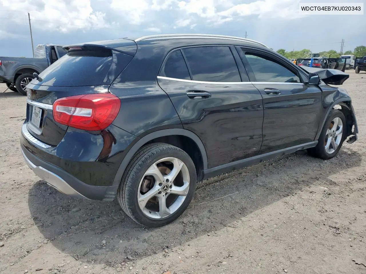 2019 Mercedes-Benz Gla 250 VIN: WDCTG4EB7KU020343 Lot: 62781155