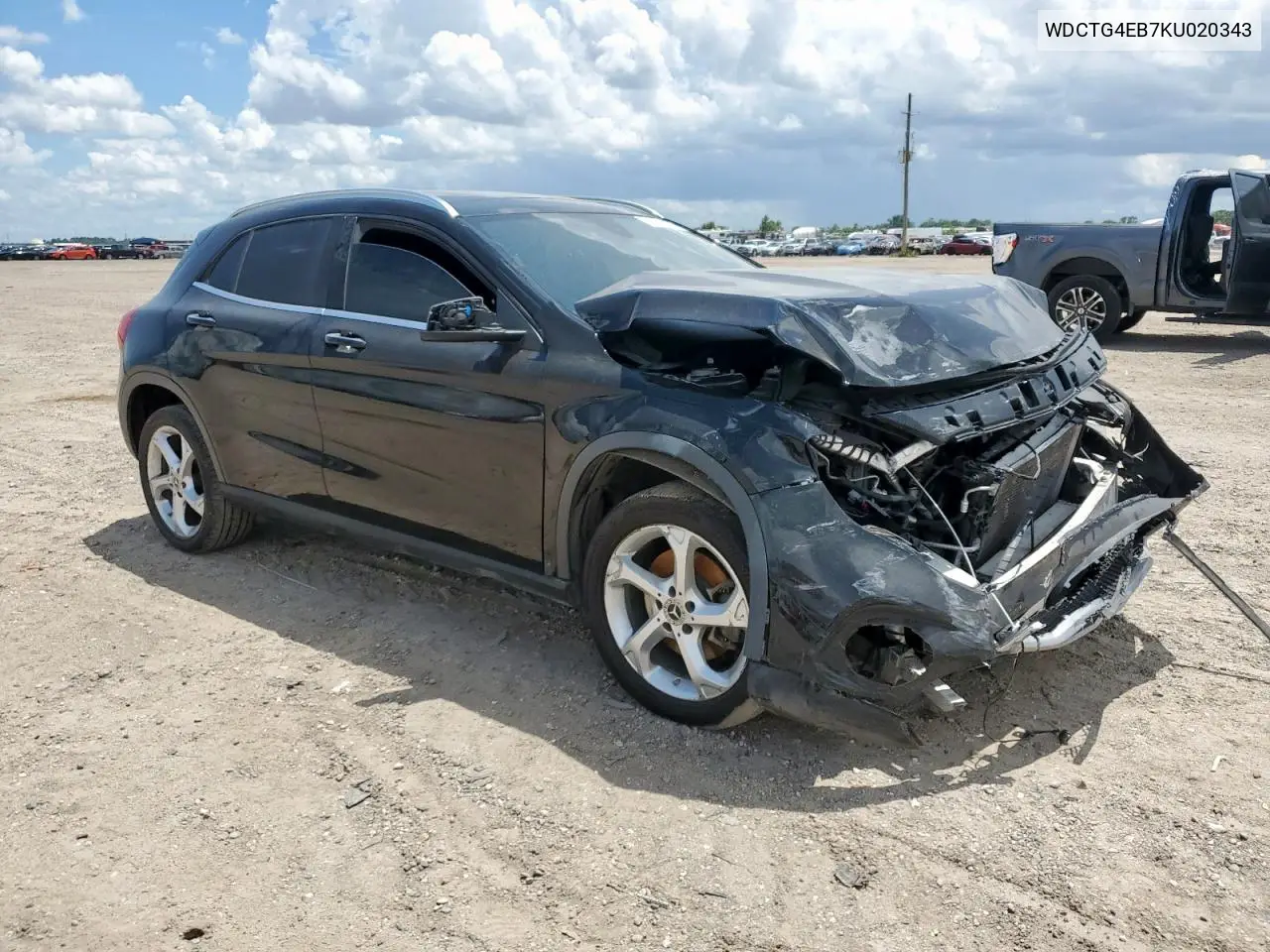 2019 Mercedes-Benz Gla 250 VIN: WDCTG4EB7KU020343 Lot: 62781155