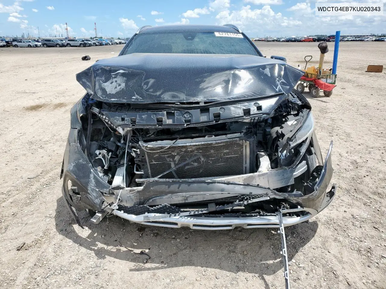 2019 Mercedes-Benz Gla 250 VIN: WDCTG4EB7KU020343 Lot: 62781155