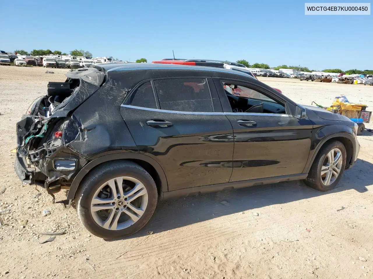 2019 Mercedes-Benz Gla 250 VIN: WDCTG4EB7KU000450 Lot: 64406855