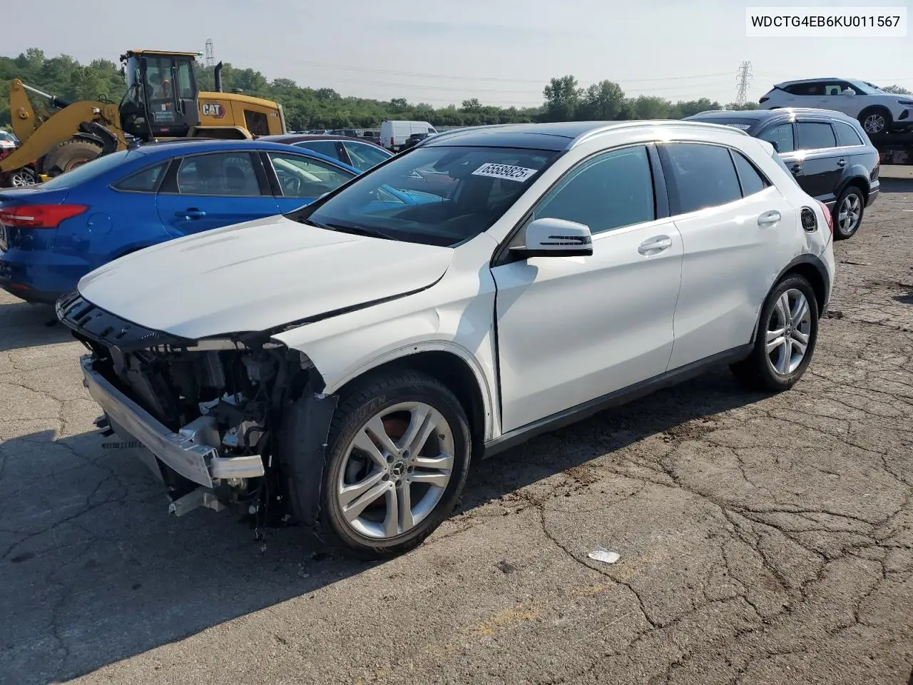 2019 Mercedes-Benz Gla 250 VIN: WDCTG4EB6KU011567 Lot: 65589825