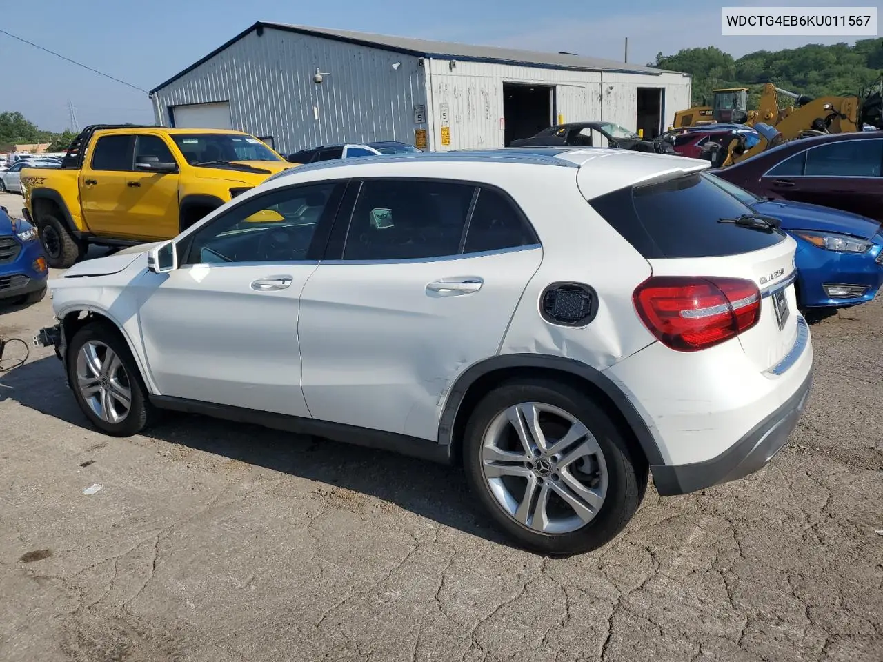 2019 Mercedes-Benz Gla 250 VIN: WDCTG4EB6KU011567 Lot: 65589825